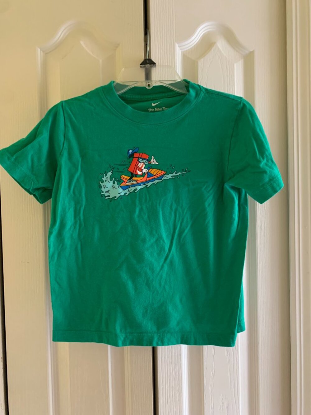 Green Nike Graphic Tee - Size M